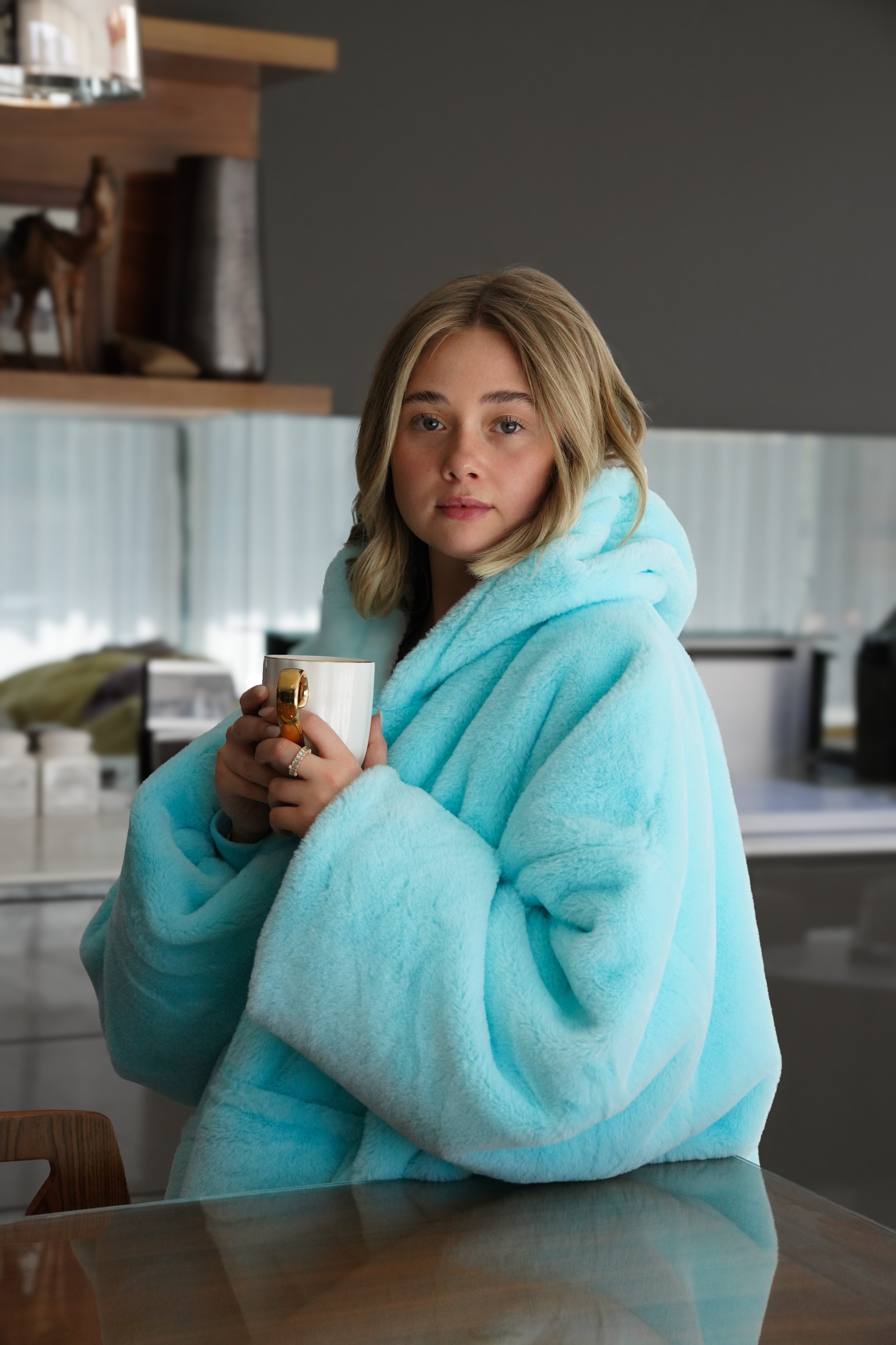 Oversized Hoodie Long Bubbles
