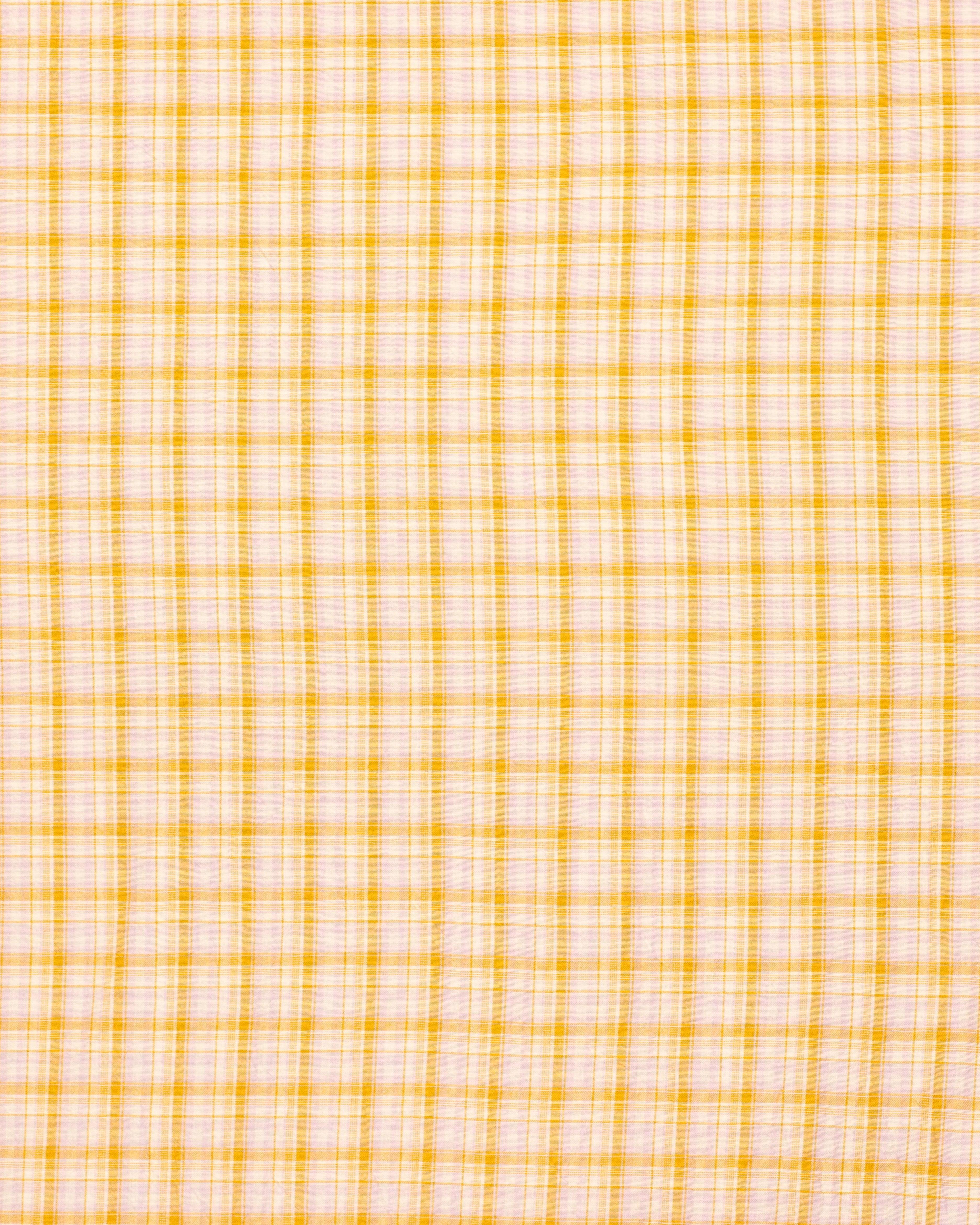Checkered Duvet Set - Limoncello