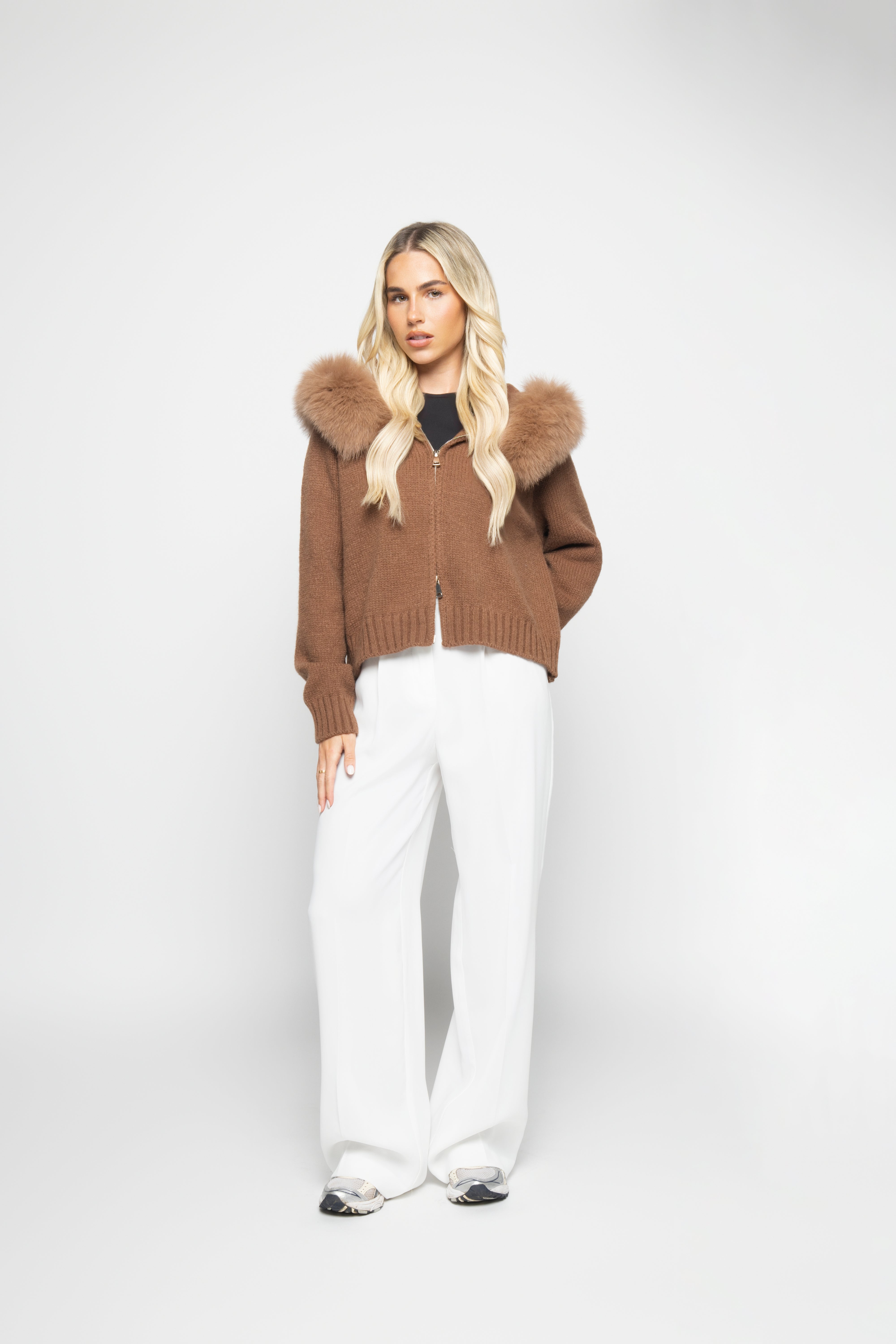 Velvety Cardigan - Sand