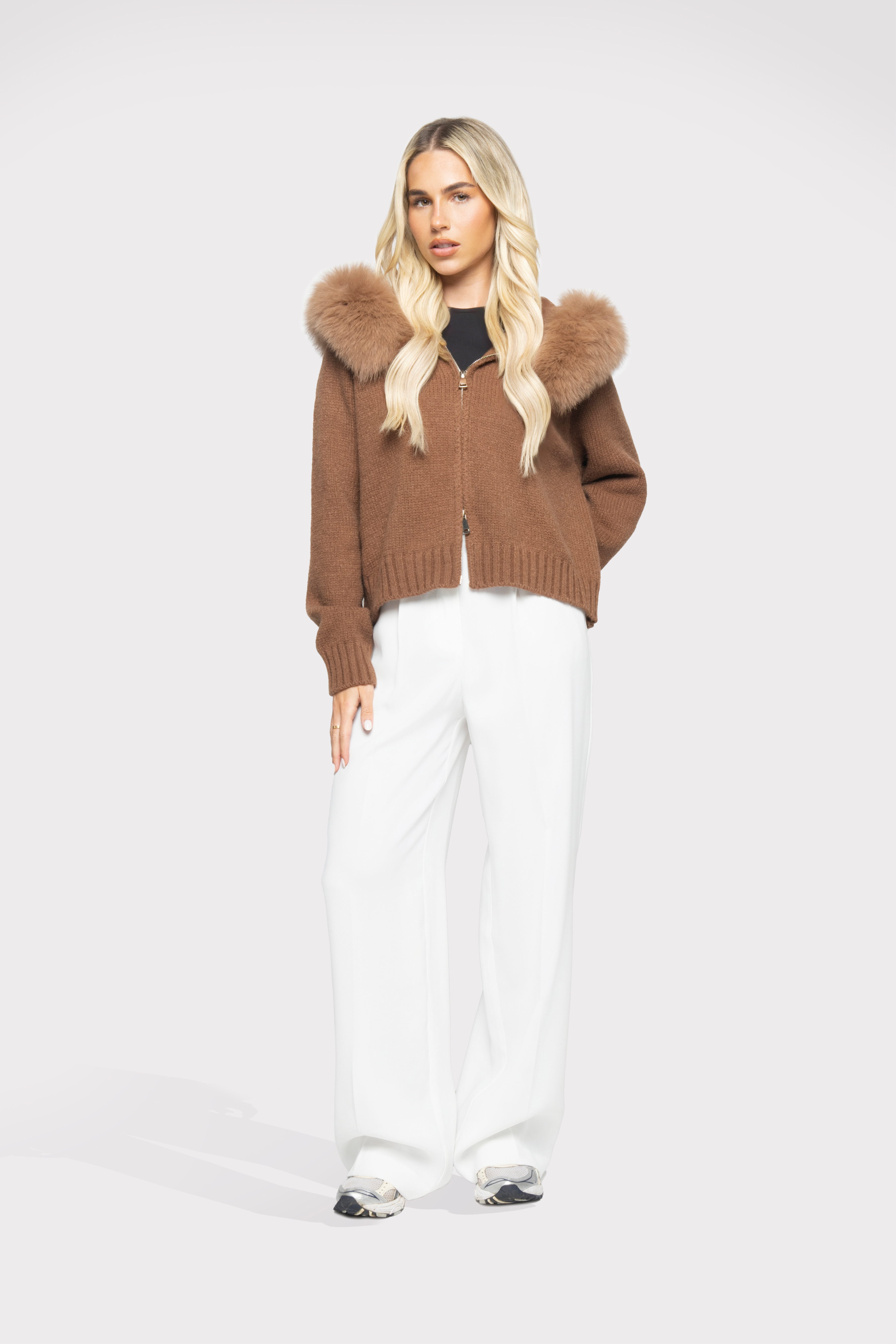 Velvety Cardigan - Sand