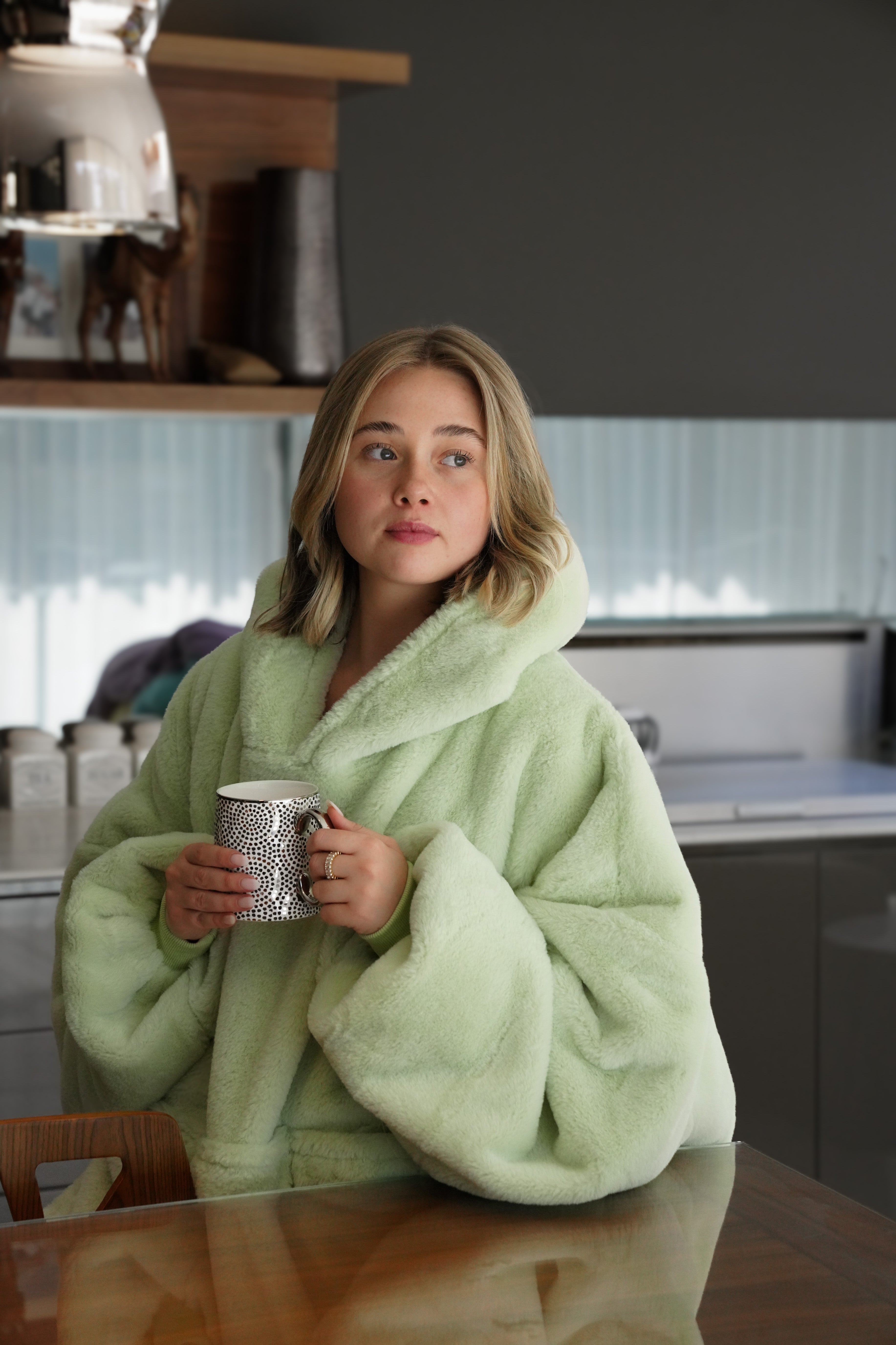Long Kiwi Oversized Hoodie