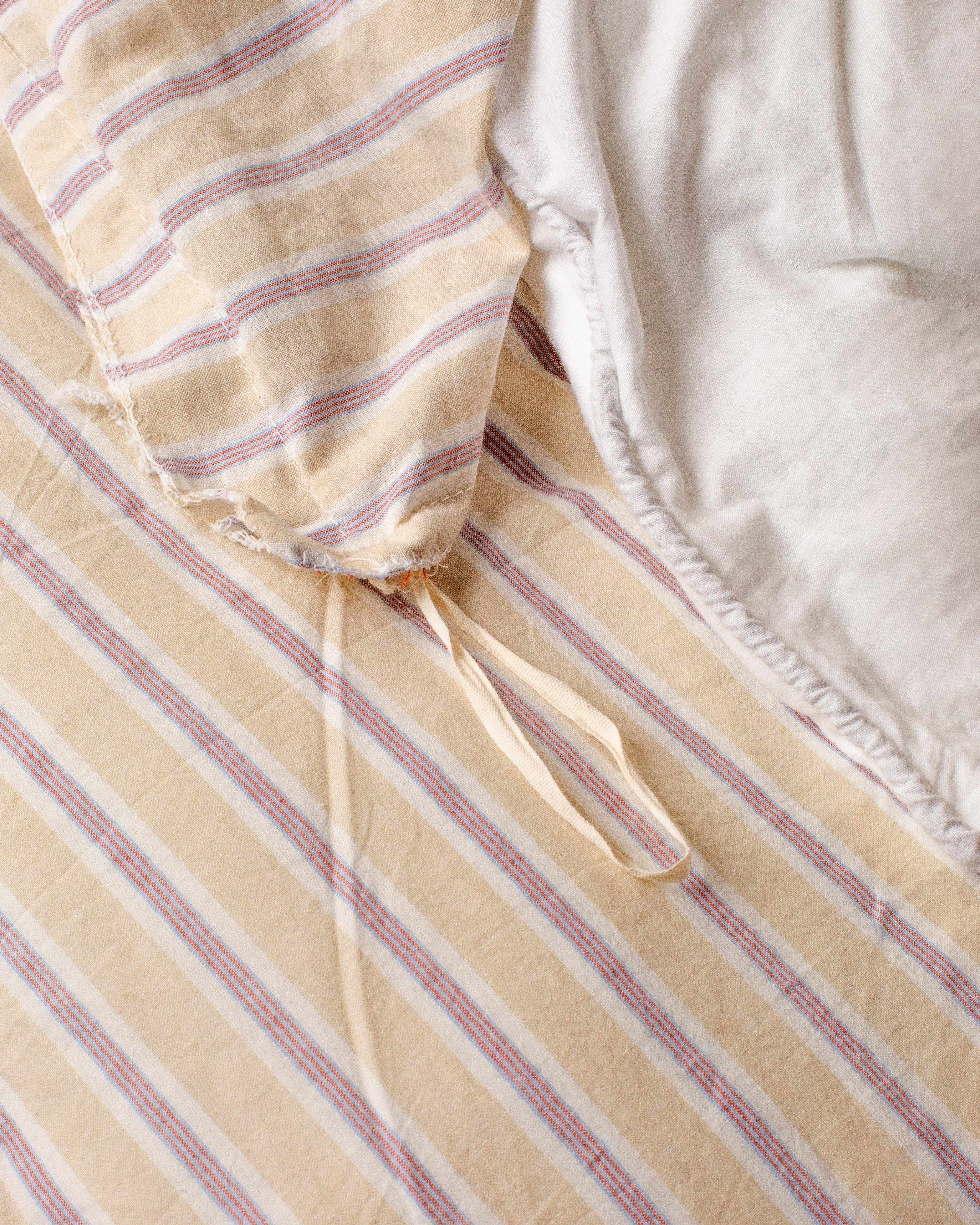 Striped Duvet Set - Cream